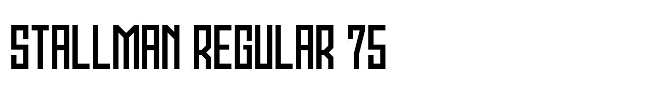 Stallman Regular 75